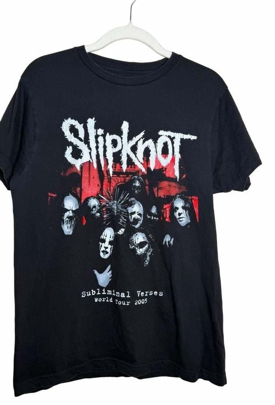 Slipknot Subliminal Verses Tour T-Shirt Size S Black Concert Band Tee